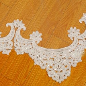 Vintage Wedding Veil, Elegant Boho Wedding Veil, One Layer- Fingertip Length